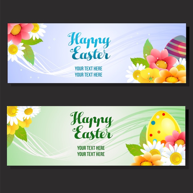 happy easter banner