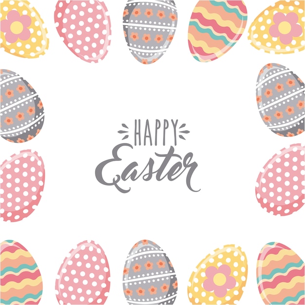 happy easter card 