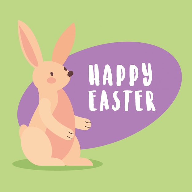 Happy easter card