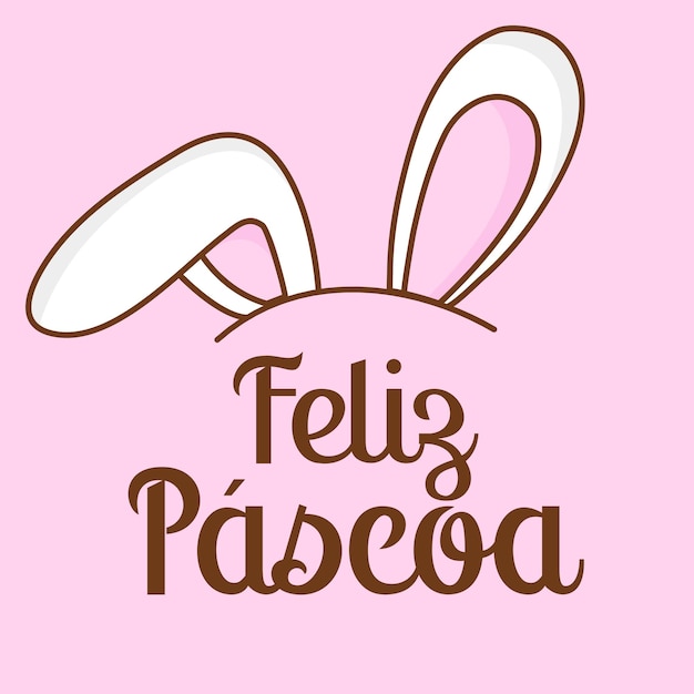 Happy easter Cute Vector Brazil