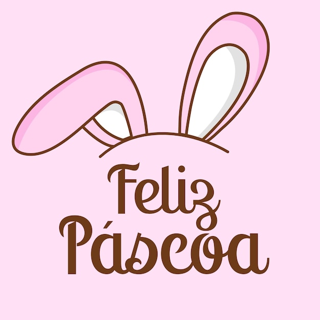 Happy easter Cute Vector Brazil