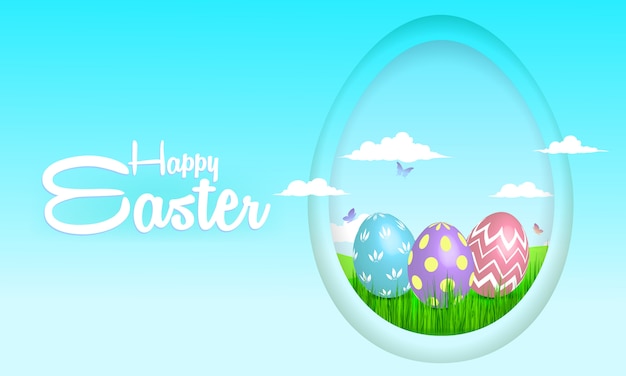 Happy Easter day background