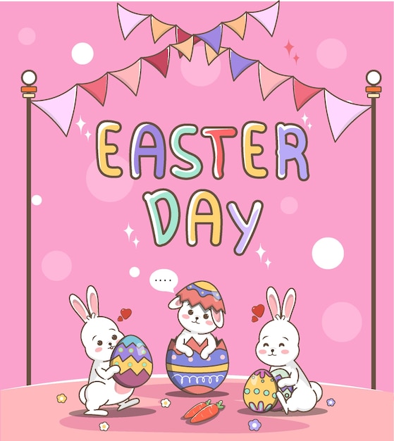 Happy Easter Day Background