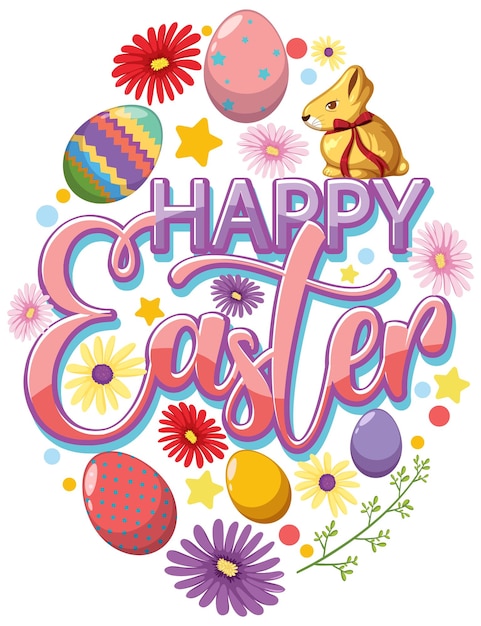 Happy Easter Day Banner Design