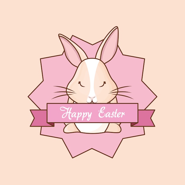 Happy easter design