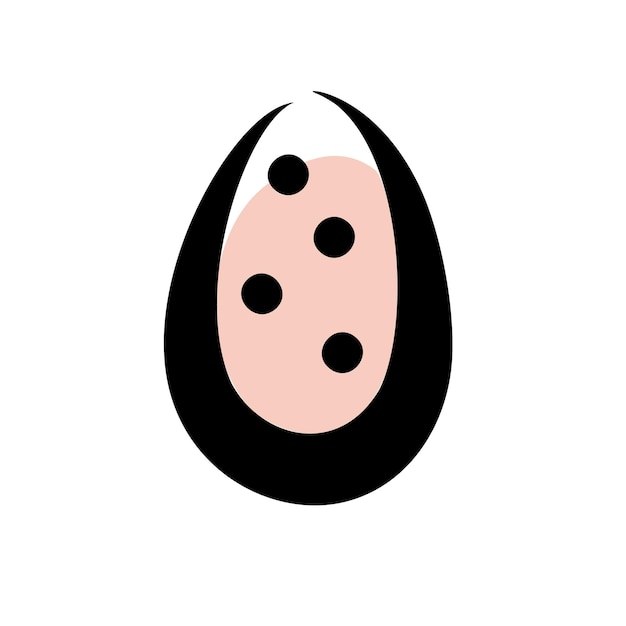 Happy Easter egg illustration