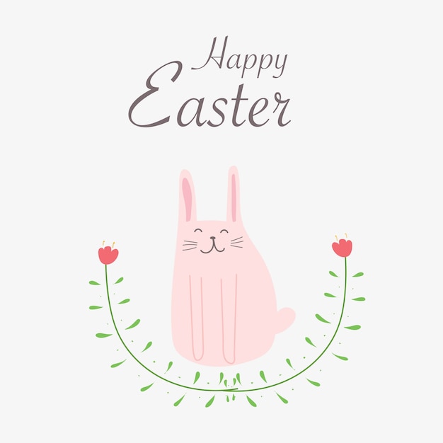 Happy Easter Greeting Card