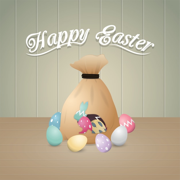 Happy Easter Illustration