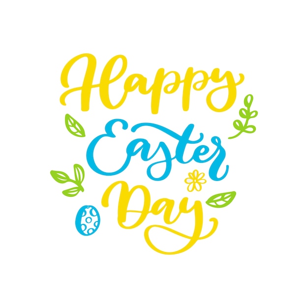 Happy Easter lettering