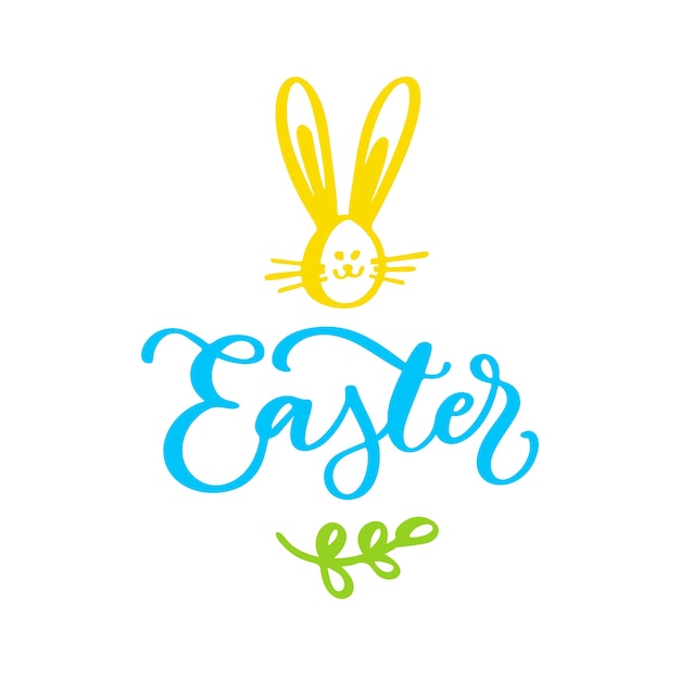 Happy Easter lettering