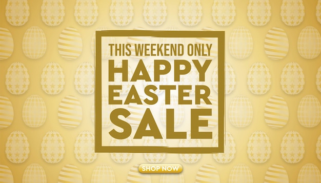 Vector happy easter sale promotion design and banner stock .