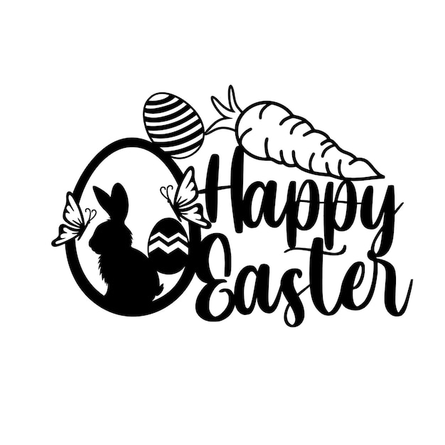 Happy Easter SVG design Easter Svg