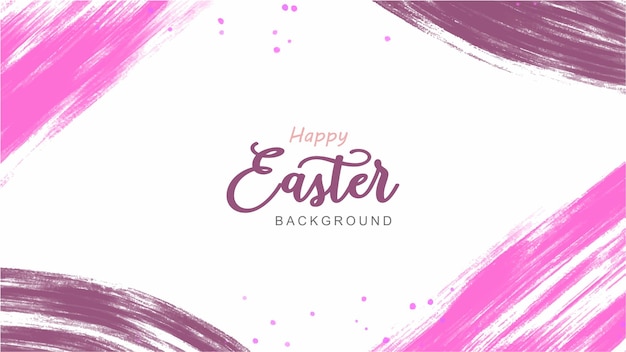 Happy Easter watercolor background