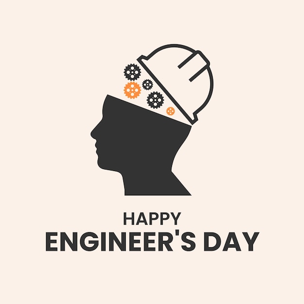 Happy Engineers Day Design Vector