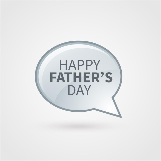 Happy father day poster design template