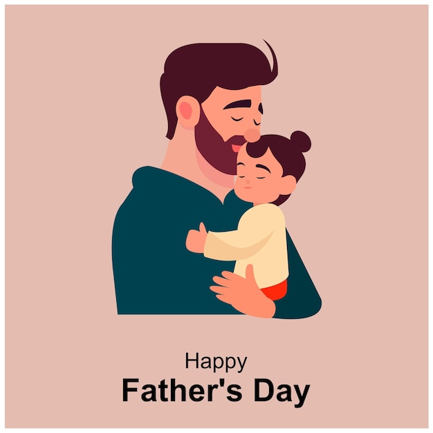 Happy Father's Day Celebration Vector Design