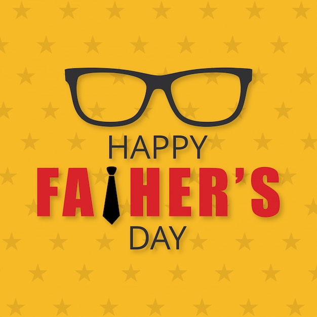 Happy Father's day creative design banner 