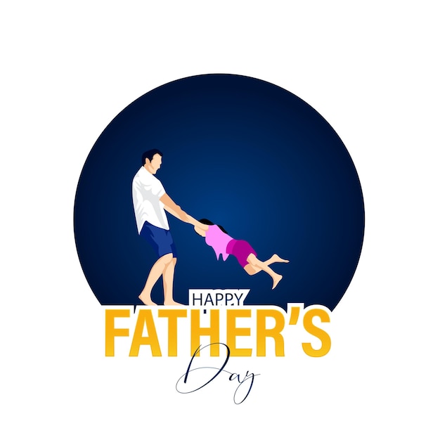 Happy Father's Day greeting card