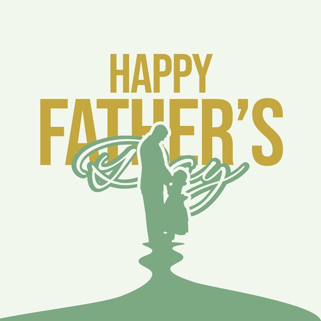 Happy Father's Day greeting social media Instagram post banner Template