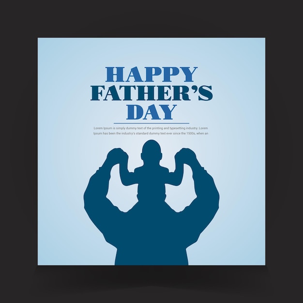 Happy Father's Day Template