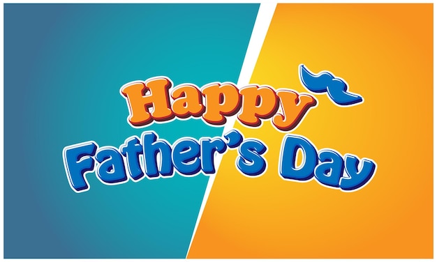 Happy Father's Day Text Effect. Lettering Card Design for gifts. Editable text effects.