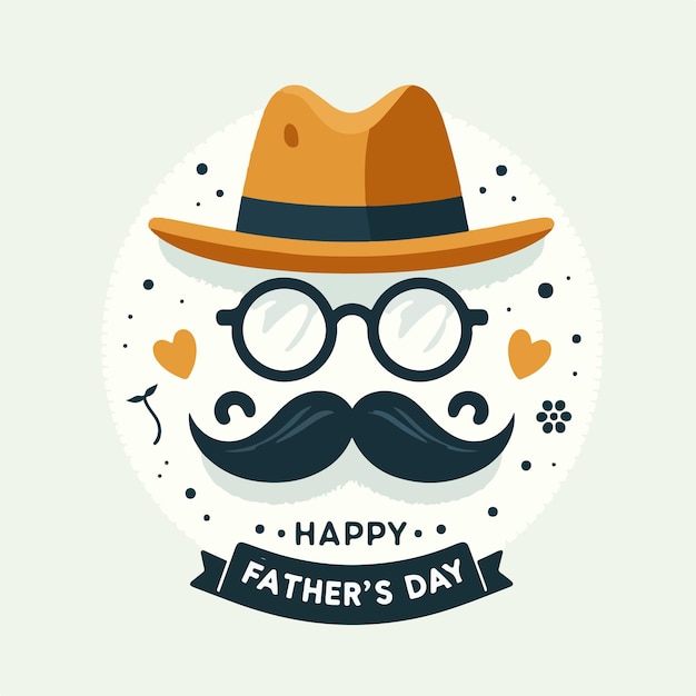 Happy fathers day background design