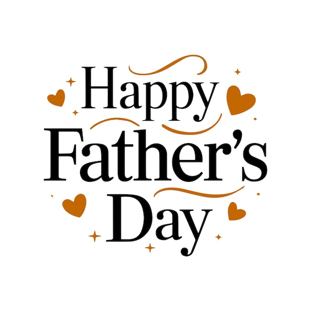 Happy Fathers Day quote vector