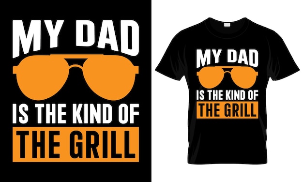 Happy Fathers day Saying Quotes Typographic Tshirt Design Template