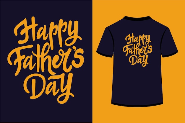 Happy fathers day typography TShirt Design039