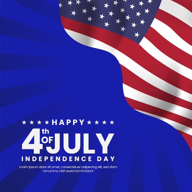 Happy Fourth of July Independence day USA Background