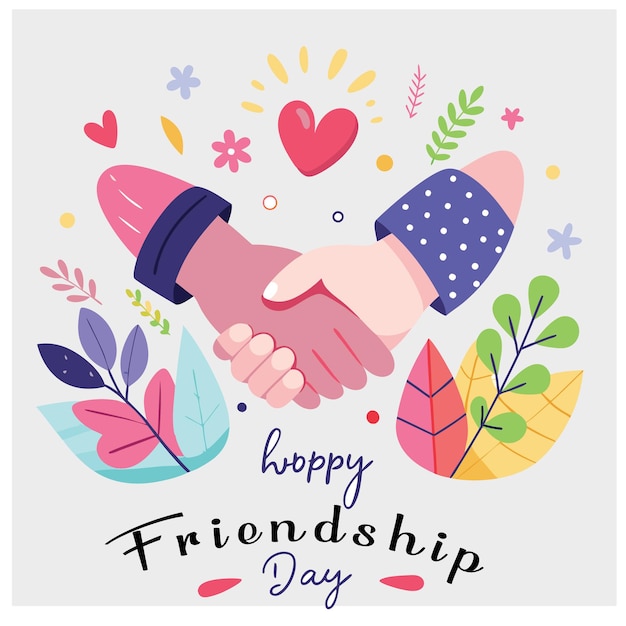 Happy Friendship Day abstract vector illustration design