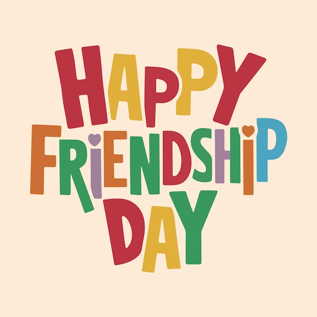 Happy friendship day background