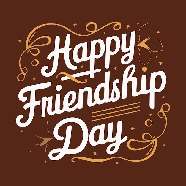 Happy friendship day background