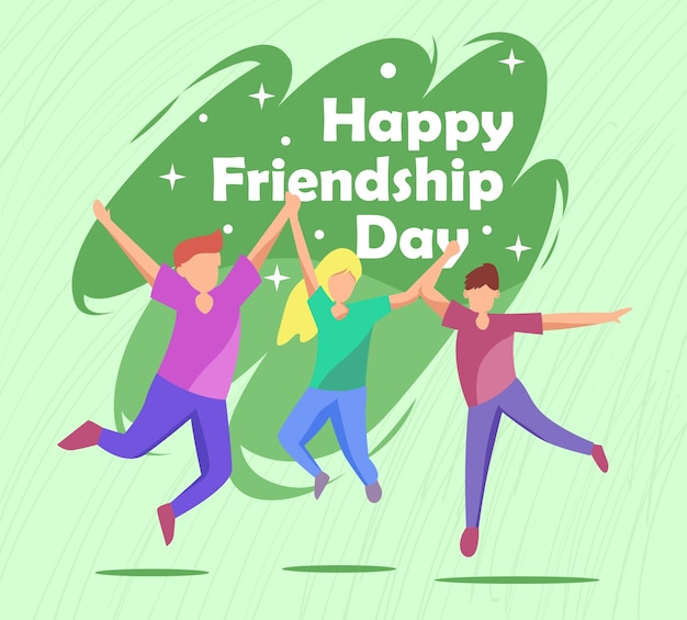 Happy friendship day background