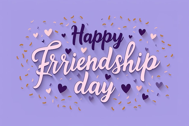 Vector happy friendship day greeting card for poster flyer banner for website template cards posters