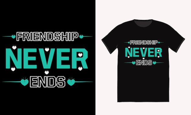 Happy friendship day t shirt design