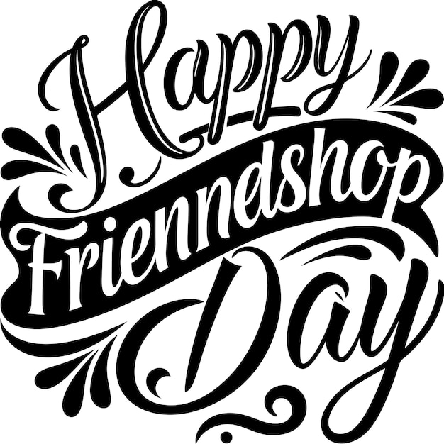 Happy Friendship Day vector illustration