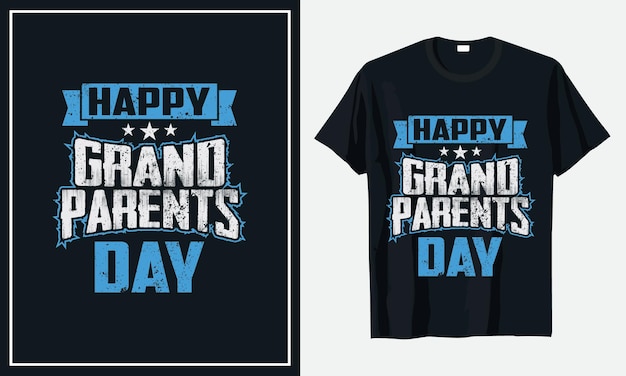 Happy Grandparents day premium vector