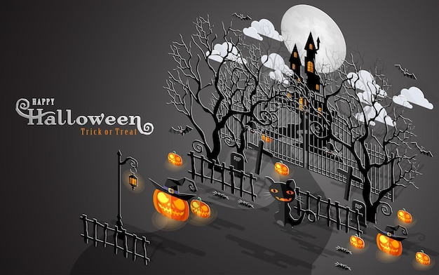 happy halloween background