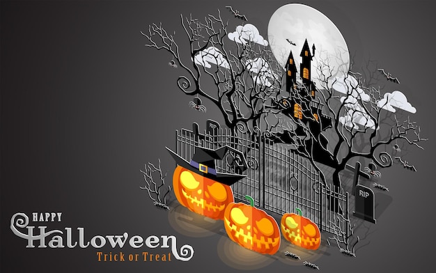 happy halloween background