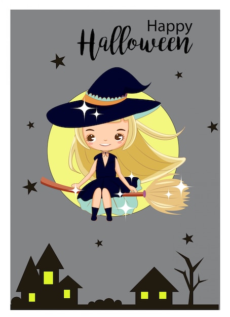 Happy halloween card