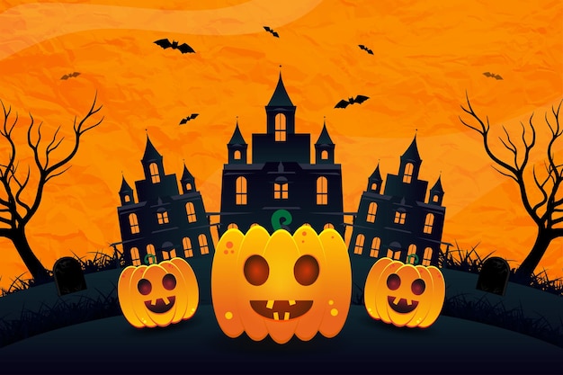 Happy halloween celebration background