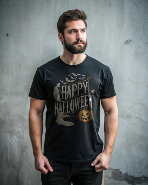 Happy Halloween A Haunted Halloween Night tshirtdesign