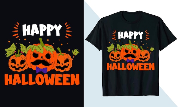 Happy Halloween Party Shirt Scary Night Halloween tshirt Design Template