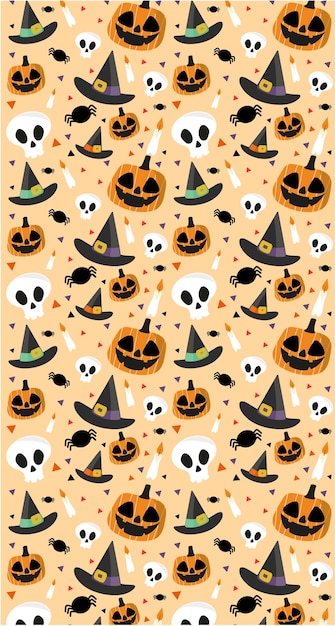 Happy halloween pattern