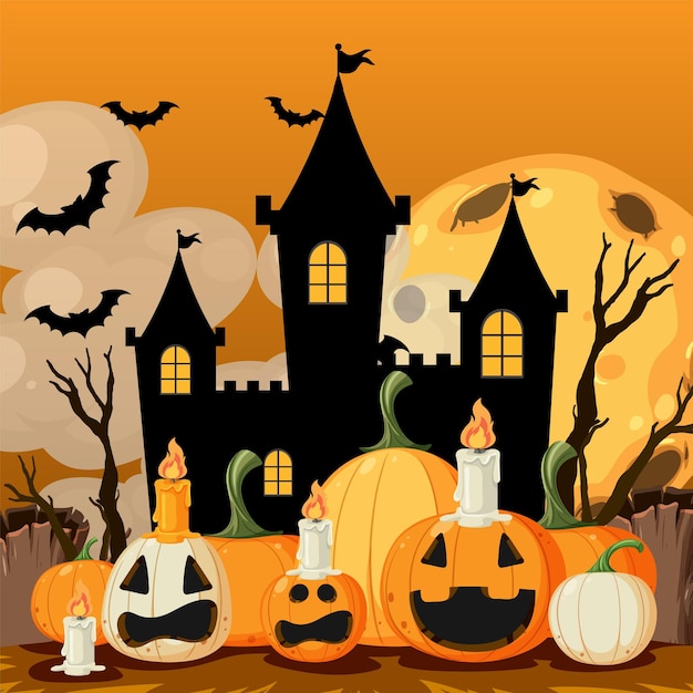 Happy Halloween Poster Template