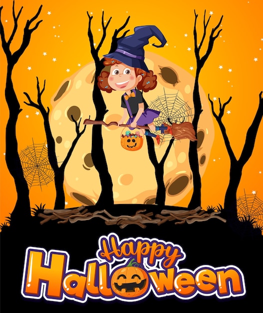 Happy Halloween Poster Template