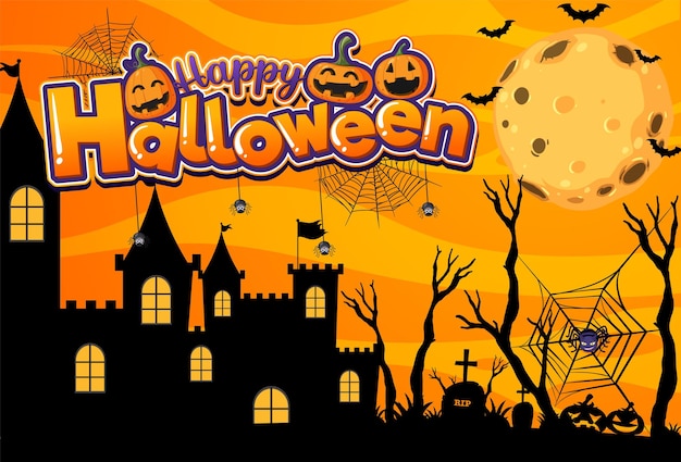 Happy Halloween Poster Template