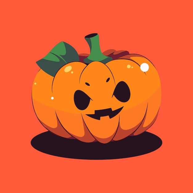 Happy Halloween Pumpkin vector art Illustration