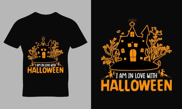 Happy Halloween quote typography t-shirt  template design vector